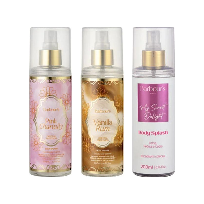 Trio Doce - Pink Chantilly, Vanilla Rum e My Sweet Delight